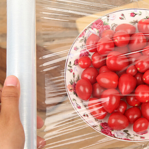 Miaojie disposable plastic wrap, upgraded stickiness, hygienic and easy to tear, large economic size, 60 meters*30cm, non-point breaking type
