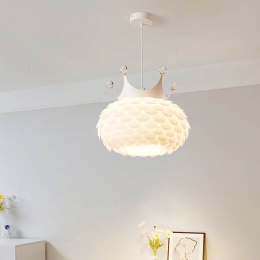 
Opuyuanxing Lamp Collection 2025 Living Room Bedroom Lights Dining Room Lamp Bedroom Chandelier 2023 New Nordic Internet Celebrity Creative 9272 White 35CM Three Colors