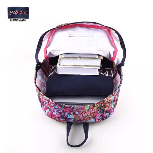 JANSPORT Jesper backpack for women and men's fashionable casual backpack/cut different patterns will be inconsistent T5010UE full season-no side bags and no partitions