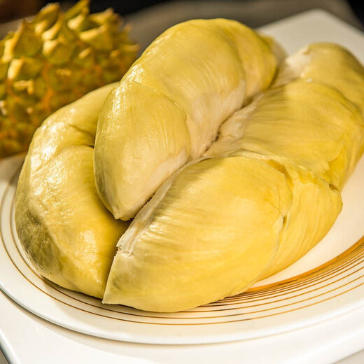 攸竹泰国金枕榴莲 马来西亚猫山王榴莲D197次日达带壳金枕榴莲礼盒 A级金枕3-4斤/一个装