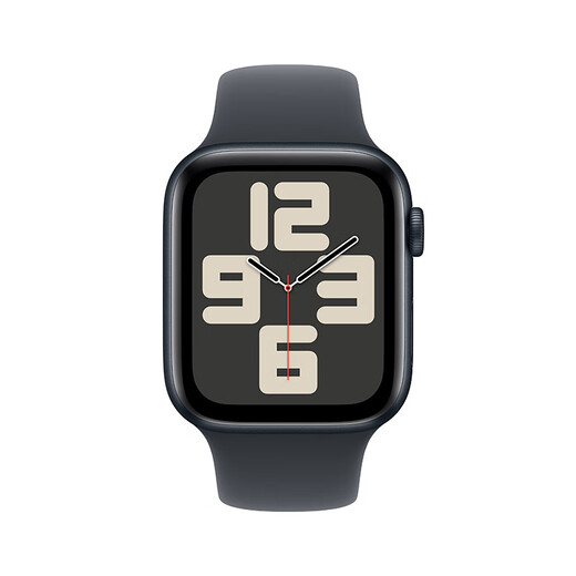 Apple/Apple Watch Se Smart Watch GPS Modell 44mm Mitternacht Farbe Aluminium Metall Hülle Mitternachtsfarbe Sportgurt S/M MXF73CH/B
