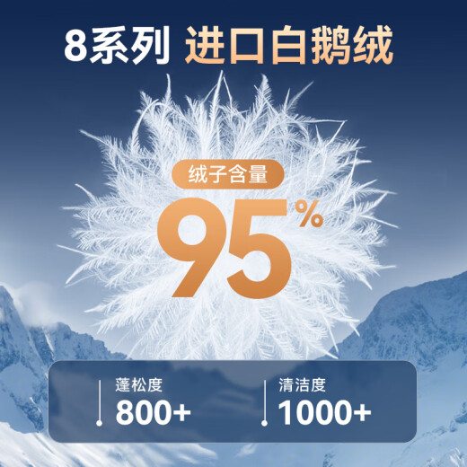 京东京造鹅绒羽绒服男女极寒加厚连帽大毛领外套中长款哈尔滨 卡其色 XL