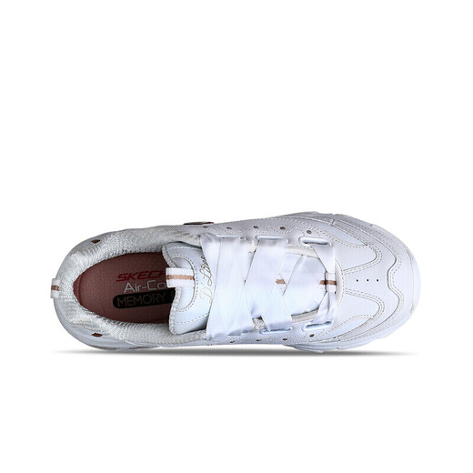 [70% neu] Skechers Fashion Casual Women's Shoes Seidenpande Panda Style Low Top 11976 Weiß/Gold 35