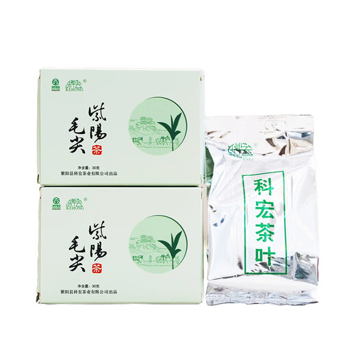 Ziyang selenium-rich tea Ziyang selenium-rich tea Kehong first-grade Maojian green tea 120g stick
