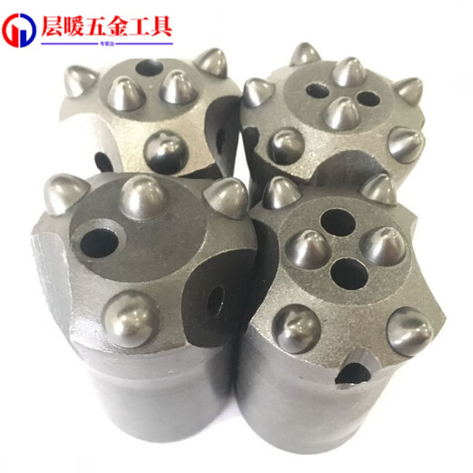 Planka 40 ball tooth drill bit cold pressure piling piling column tooth triangle plum blossom mine tunnel rock drill bit 32# 4 teeth (5 pieces)
