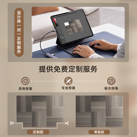徕奥leerout入户门地垫进门地毯门口家用门垫防滑客厅玄关脚垫可裁剪 灰颜-15271 160cm*140cm 1件数