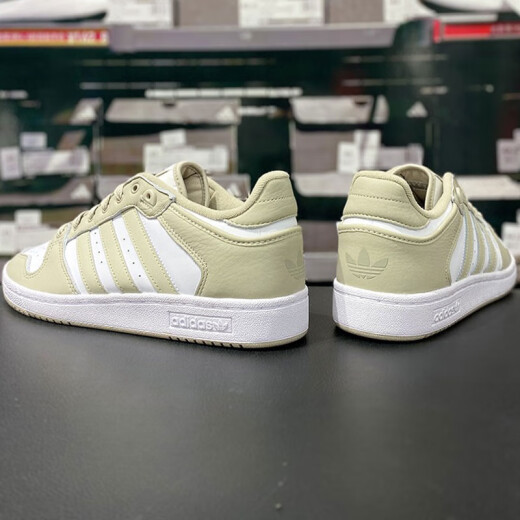 
Adidas official ship store Clover men's shoes women's shoes couple's shoes Smith sports shoes cushioning low-top casual shoes 6212/leather/versatile heel Clover logo 40