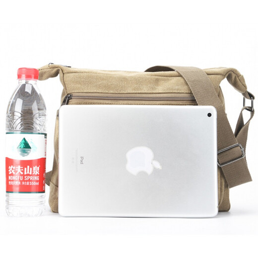 La protection et la plomberie portables et la plomberie et l'électricien de décoration multifonctionnelle trousse d'outils épaissie de toile épaissie pour le sac électricien de résistance sale, très grande, grande toile épaissie 902 kaki