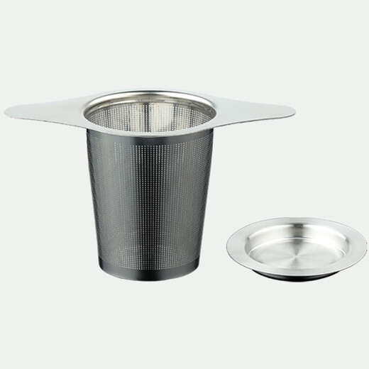 Baijie 304 stainless steel tea drain filter tea filter tea filter tea artifact tea separator tea leaf tea water separation hanging ear