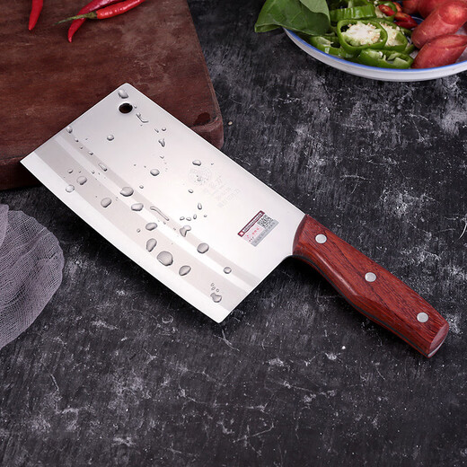 Deng Jiadao Acero inoxidable Cocina de cocina para el cuchillo Cortador Cortero Cortador Combinante Combinan 4 Corte delantero cromado Corte de dragón dual Agua de dragón Big 6136 cuchillo de rodajas + 6221D Cuchillo múltiple