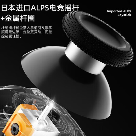 良值NS配件 Switch左右分体手柄 joycon OLED唤醒 蓝牙无线控制器 二代SWITCH运明精英手柄 -L736