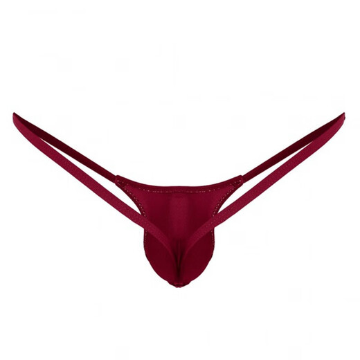 Love Ruru multi-color men's thongs, sexy men's sexy pure underwear, transparent briefs, sexy young men blue XL