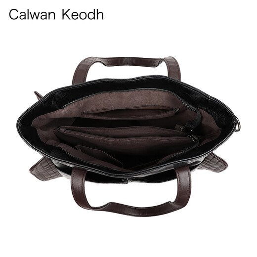 CALWAN KEODH Tote Bag Women's Bag 2025 New Autumn and Winter Large Capacity Portable Crossbody Mother's Birthday Gift for Girlfriend and Wife Black Light Luxury Fashion Versatile Casual Practical Careful Girlfriend