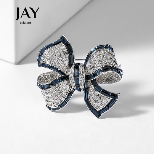 Jay bow brooch, high-end female corsage, birthday gift for mother, mother-in-law, elders