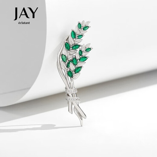 Jay wheat ear brooch, high-end female corsage brooch, birthday gift for elders, mother and mother-in-law