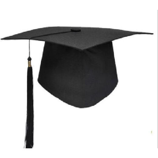 Fadeshan Top Hut Custom Bachelor Hat Doktorand Hut Master Hut Hut achtzehnjährige Hut -Spot -Versorgungsabschluss Zeremonie Master Hut Plastikplatte Durchschnittsgröße