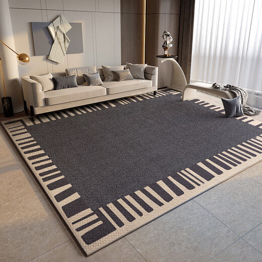 Gudie carpet living room 2023 new sofa coffee table mat light luxury room Tianjin carpet bedroom washable and wipeable modern light luxury-Z41 80*120cm newly upgraded four-proof material