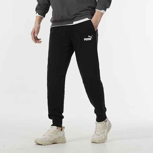 PUMA men's pants casual sports pants running loose trousers cuffed knitted sweatpants 683755-01 XL