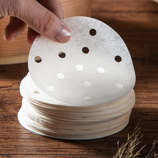 MAXCOOK steamer paper disposable steamer paper steamer paper non-stick household steamer paper 18cm 100 sheets MCPJ1658