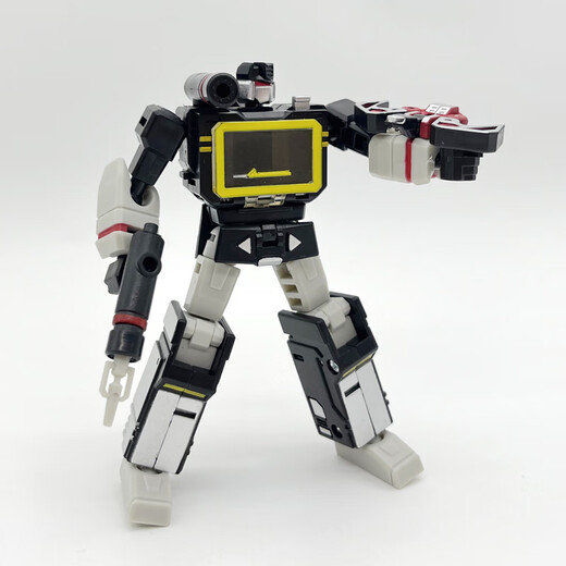 优观变形玩具声波金刚录音机PocketToys迷你小比例男孩机器人G1版模型 暗黑G1声波-带机械狗+双磁带可变
