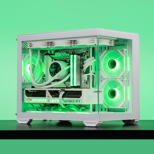 Colorful amd Ruilong r7 9800x3d/9700x rtx5080/5070ti/5060 white sea view room desktop assembly computer host game e-sports flagship store diy complete machine six R7 9800X3D+5070+1T+32G