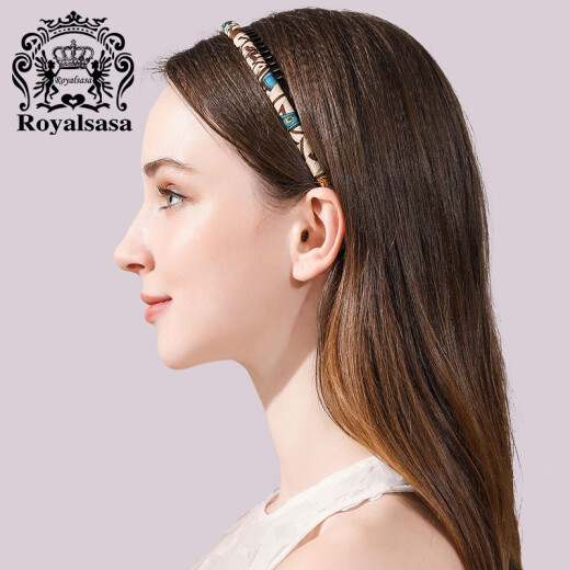皇家莎莎（Royalsasa）时尚带齿压发发箍不伤发洗脸头箍发饰防滑发卡成人简约头饰夹子