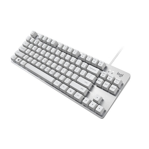 罗技（Logitech） K835有线机械键盘 商务办公键盘 电脑笔记本键盘 84键布局 白色青轴 黑色红轴 99成新
