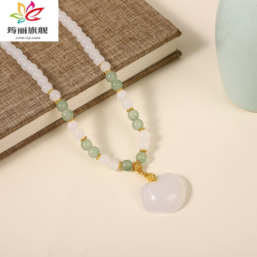 Delaini ancient style Hanfu necklace pearl necklace Song Dynasty made accessories tassels new Chinese style ancient costume classical jewelry for women Zhichun