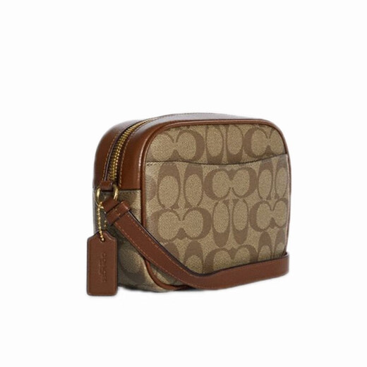 CoaCH (COACH) women's bag new Jamie small camera bag women's zipper single shoulder crossbody small square bag C9926/CQ874 khaki brown IME74