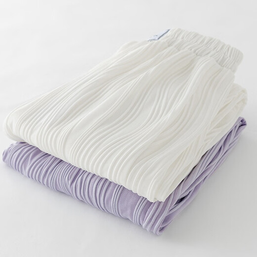 
Youyou 1 point girls summer pants loose and fashionable children's thin mosquito-repellent pants girls summer casual sports pants 5751 purple + 9922 white [set] 150