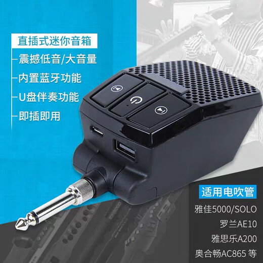 
Huangshi hair tube straight plug small speaker AKAI special Bluetooth speaker Roland Yajia Aohechang IELTS universal model Zeya hair tube straight plug small speaker