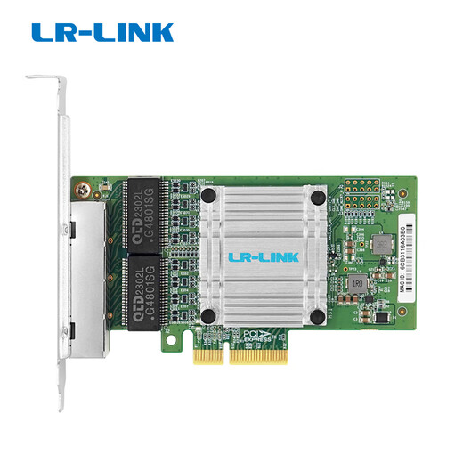 LR-LINK LIANRUI DOXTIC XINCHUANG GIGABIT PCIEX1 Carte réseau de fibre XinChuang Fibre Single Optical Carte de fibre Xinchuang basée sur une puce de contrôle principale domestique adaptée à plusieurs systèmes et plate-forme domestique LRES1048PT (Pure domestique à quatre ports)