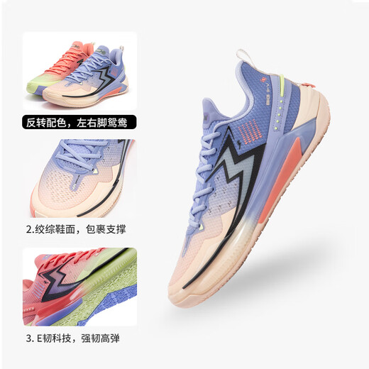 361 Basketball shoes for men BIG3 5.0Quick guard breathable wrap sports shoes for men 672421121-7