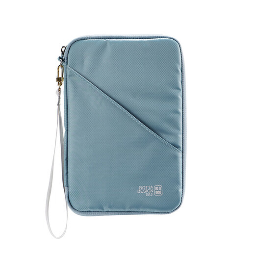 
Weitang Town Multi-functional ID Pack Passport Clip ID Storage Pack Air ticket Clip Travel Storage Pack Card Pack Multi-color Optional Light Passport Storage Blue Gray Small Number