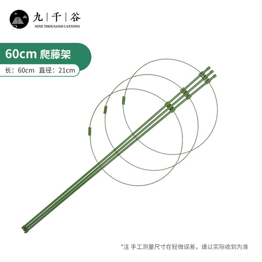 九千谷植物攀爬架包钢管花架蔷薇月季葡萄固定支撑防倒固定架60cm4634