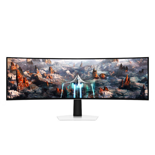 Samsung Odyssey G9 49-inch hairtail screen 5K curved surface High brush gaming Dual 2K Desktop notebook external ultra-wide split screen eye protection multi-screen E-sports computer monitor OLED 240Hz with speakers S49CG934SC Official direct flagship store
