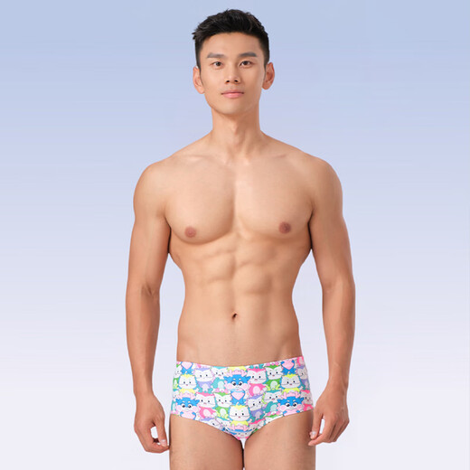 浩沙（hosa）三角泳裤男舒适抗氯低束缚专业训练款男士三角泳裤 绿色 M