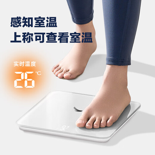安踏（ANTA）智能体重秤家用健康秤电子秤高精度小程序数据测量追踪智能分析 充电款