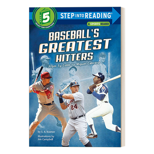 
Step Into Reading 5 - Baseball's Greatest Hitters Original English Batteries Landon Grading Readings English Version Imported English Original Books Lansi Reading Index 680L