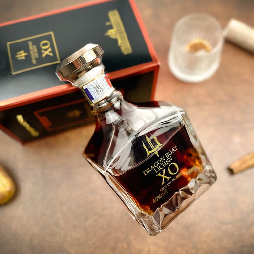 霍梵尊尼法国原酒进口XO洋酒 白兰地 40度烈酒 酒吧KTV调酒可乐桶基酒送礼 珍藏XO（无礼盒） 700mL 1瓶