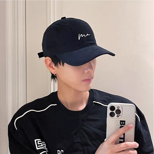 Meman Baseball Cap для мужчин и женщин Тот же летняя солнцезащитная шляпа для мужчин и женщин, мужская модная бренда Sun Speration и осень Большой Головой округ, показывающий лицо маленького утенка Кэп Хаки М обычный размер [56-59 см]]