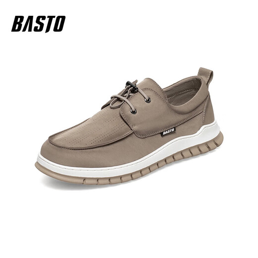 Basto Einkaufszentrum gleiche Stil Trendy vielseitig bequem und atmungsaktiv Outdoor -Freizeitschuhe für Herren -Leinwandschuhe 11160BM2 Aprikosenfarbe 40 40