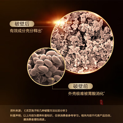 汤臣倍健无限能灵芝孢子粉增强免疫力破壁灵芝孢子油中老年探病术后滋补品 灵芝孢子粉胶囊40粒
