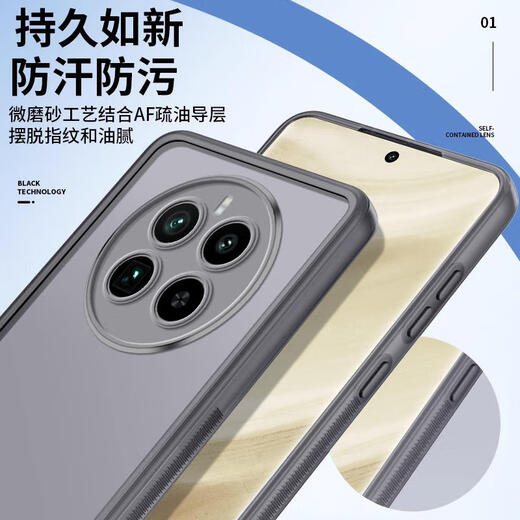 
Pengzhi comes with lens film. Real me GT5Pro mobile phone case RMX3888 transparent soft shell silicone does not yellow and matte rear case. All-in-one anti-scratch anti-fall protection case for men and women. Real me GT5Pro [Glamorous Eyes-White] comes with lens film.