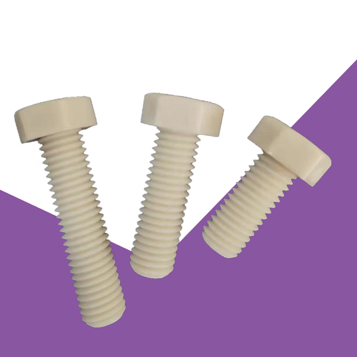 Vis en plastique à haute résistance XMSJ M3-M6 Nylon et fibres de verre Boulons hexagonaux extérieurs vis extérieurs des vis de nylon hexagonal M4 * 12200 pièces