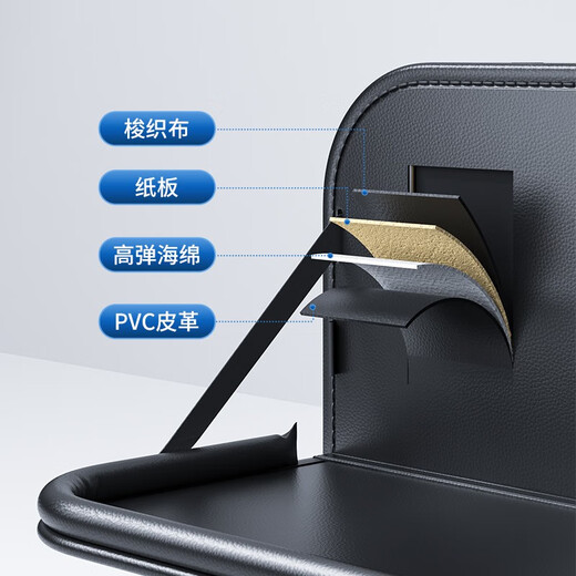 Suitable for Audi car seat back storage bag car back seat back storage rear multi-function seat back storage bag - black two Q5e-tronSQ5Sportback