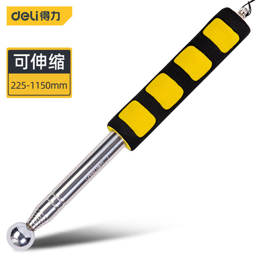 Deli home inspection empty drum hammer collection wall tiles and floor tiles retractable home inspection tool 115cm DL452001