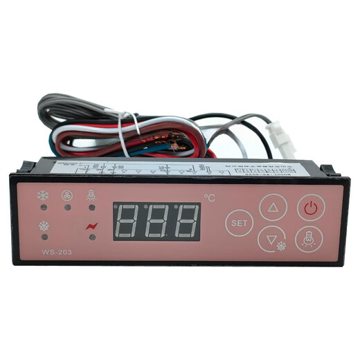GJXBPWUSUN Weisen WS203C green display cabinet thermostat ice cream cabinet refrigerator hanging meat cabinet temperature controller WS-230F