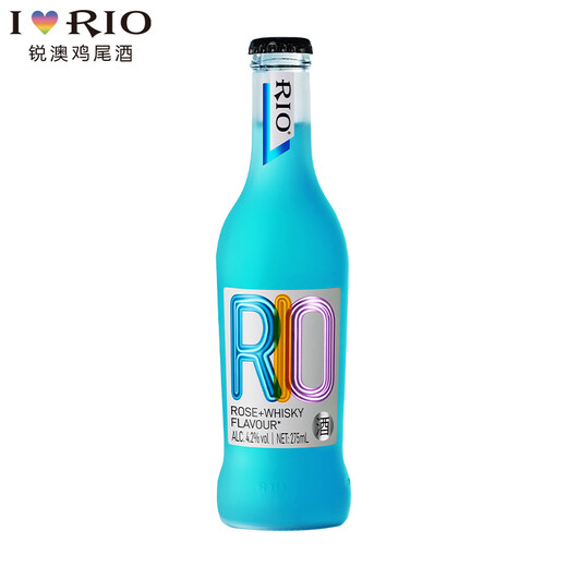 
Ruio (RIO) Pre-mixed cocktails, foreign wine, vodka fruit wine 275ml classic bottle, winter wine, New Year's goods, small gathering box, blue rose whiskey flavor 275ml*6
