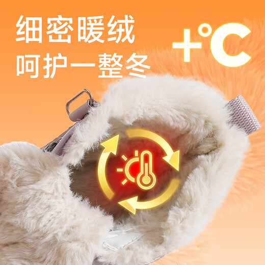 Babudou children's shoes winter velvet warm children's snow boots girls casual boots 116545069 light pink purple/sand purple 38